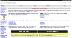 Desktop Screenshot of antiquetractors.com